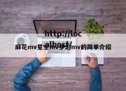 麻花mv星空mv梦幻mv的简单介绍